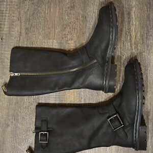 Dr Marten Air Wair Robin Black Boots Size 6 Women